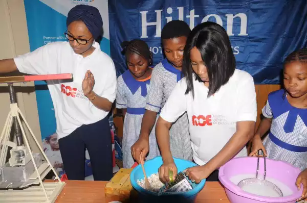Soon To Wed Zahra Buhari Teaches Students How To Make Soaps (Photos)